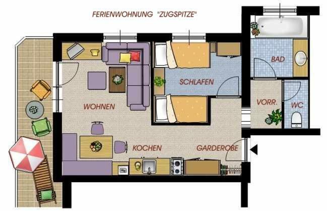 Apartmenthaus Brigitte Leutasch Buitenkant foto